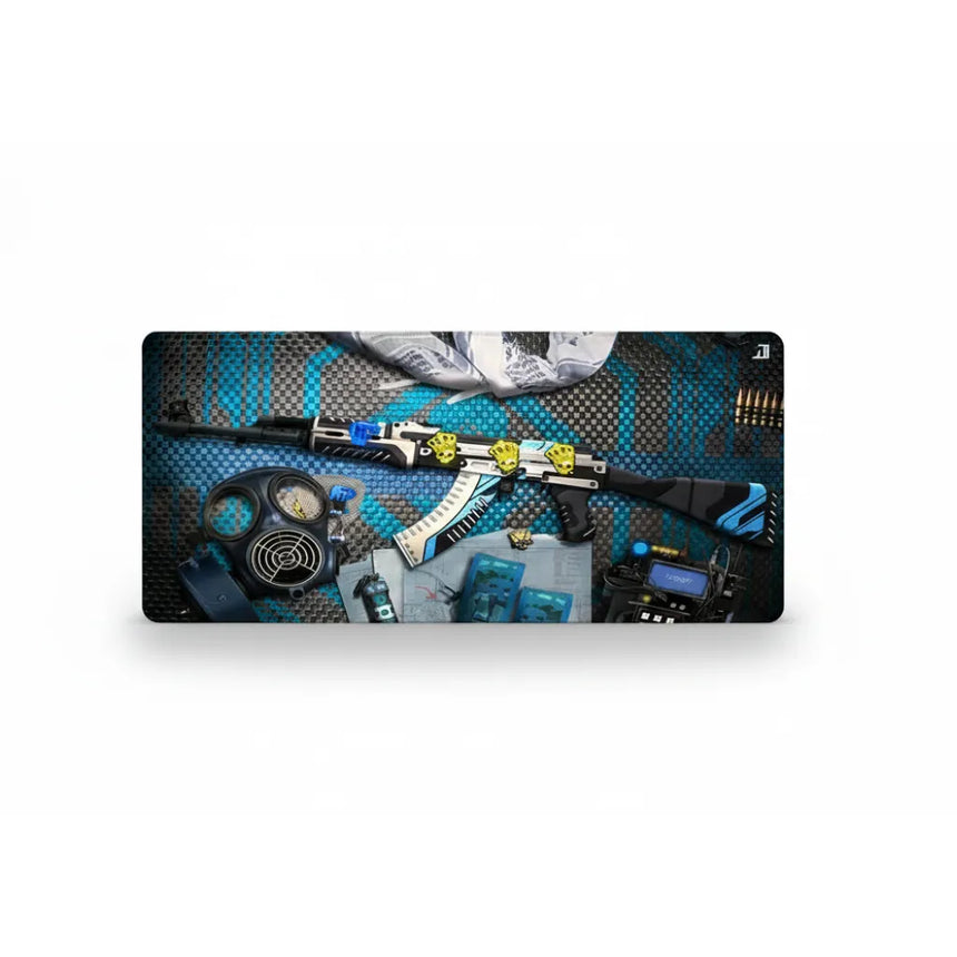 Tapis de Souris Gamer Counter Strike - AK-47 Tactical Elite Blue
