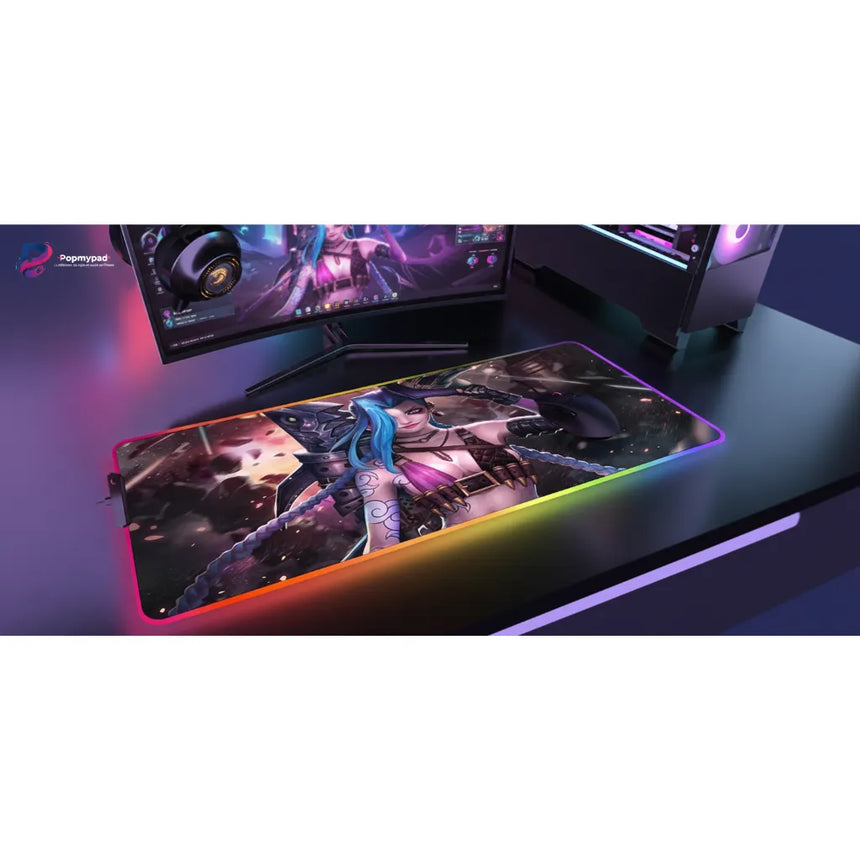 Tapis de Souris Gamer Jinx - League of Legends Édition Collector Art