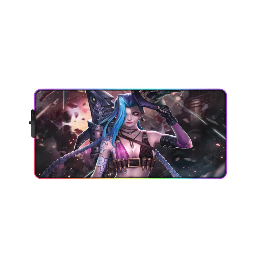 Tapis de Souris Gamer Jinx - League of Legends Édition Collector Art