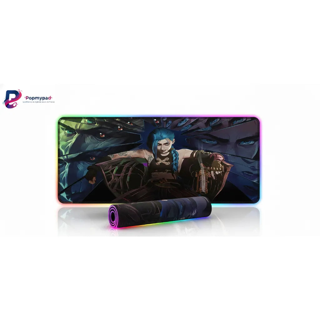 Tapis de Souris Gamer RGB Jinx - League of Legends Arcane Edition