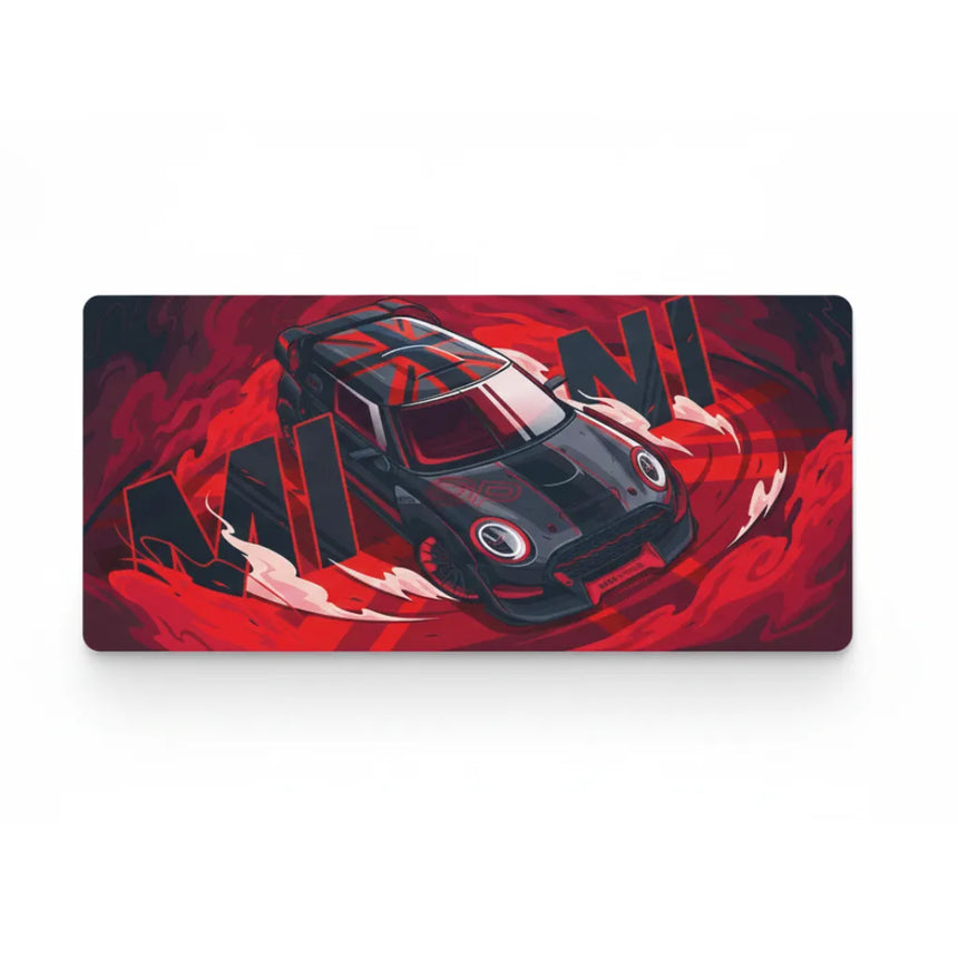 Tapis de Souris Gaming - Édition Mini Racing Legend - Rouge & Noir Dynamique