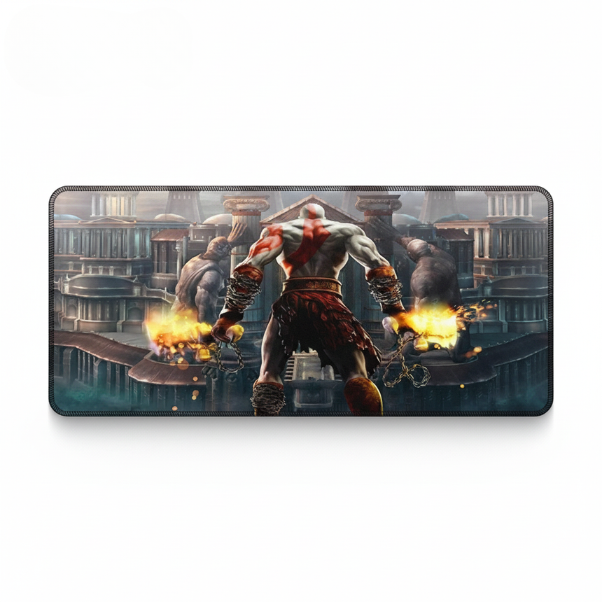 Tapis de Souris Gaming God of War - Edition Kratos : La Furie de l'Olympe