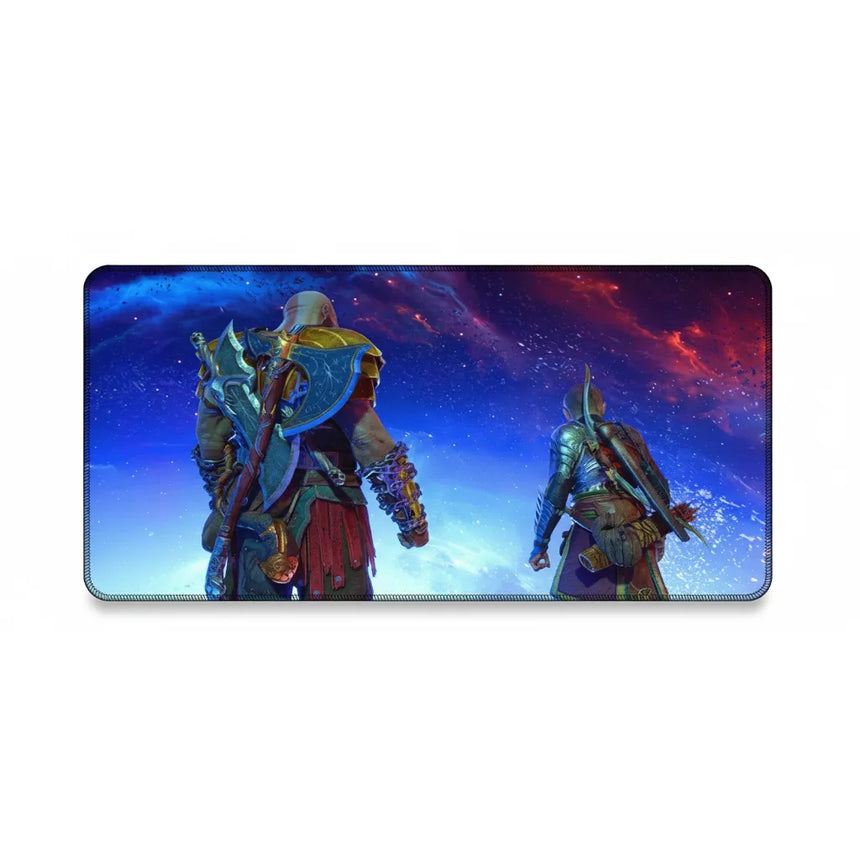 Tapis de Souris Gaming God of War - Kratos & Atreus Édition Cosmique - XXL