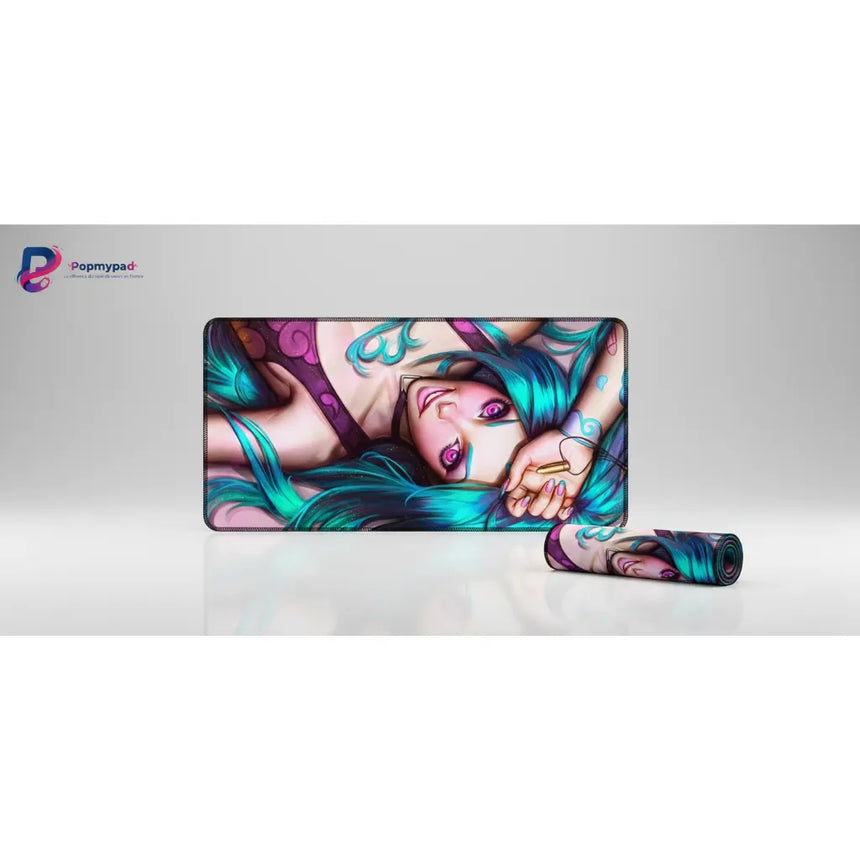 Tapis de Souris Gaming Jinx - League of Legends - Édition Chaos Néon XXL