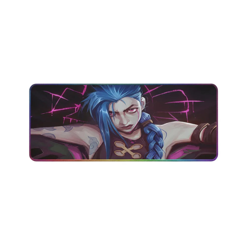 Tapis de Souris Gaming Jinx - League of Legends | Édition RGB Ultra-Précision