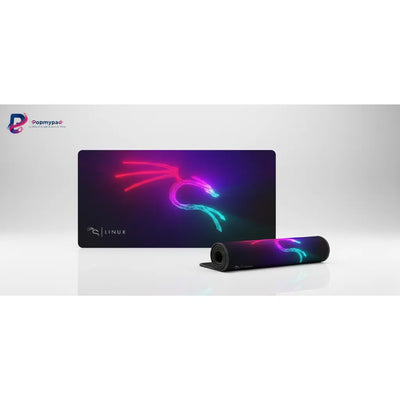 Tapis de Souris Gaming Kali Linux - Édition Néon Cyberpunk (Large Format)