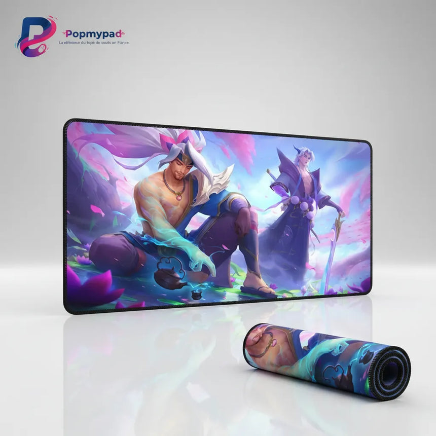 Tapis de Souris Gaming League of Legends - Spirit Blossom : Yasuo & Yone