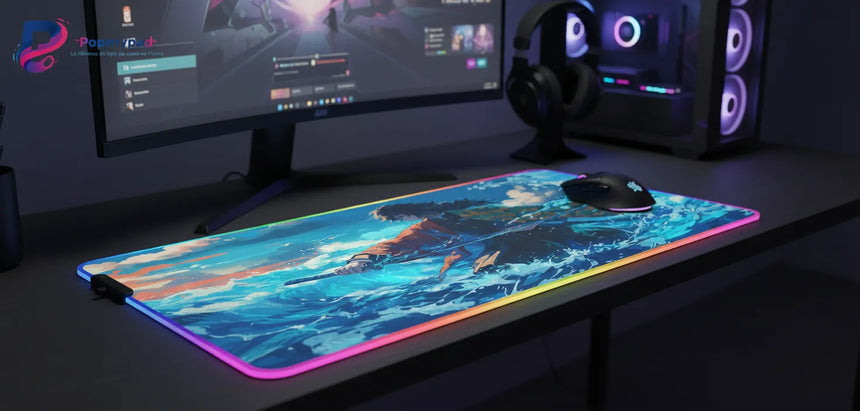 Tapis de Souris Gaming RGB - Demon Slayer : L'Héritage de Giyu Tomioka