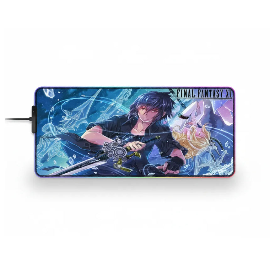 Tapis de Souris Gaming RGB - Final Fantasy XV Edition Noctis & Luna