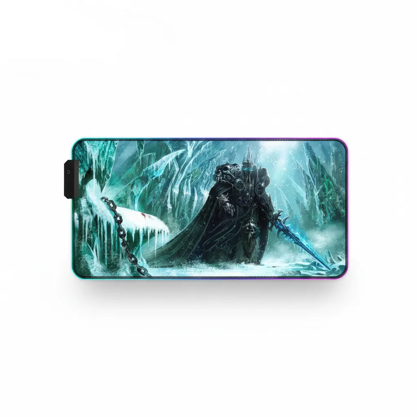 Tapis de Souris Gaming RGB - World of Warcraft Edition "The Lich King" - XXL
