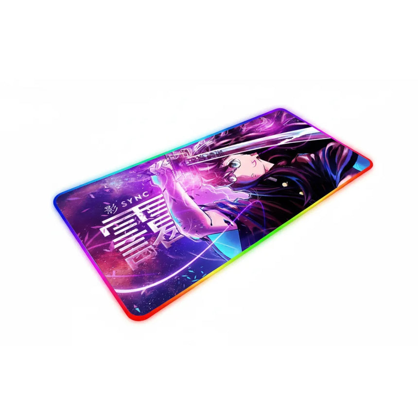 Tapis de Souris Gaming RGB Demon Slayer - Design Exclusif Personnage Manga