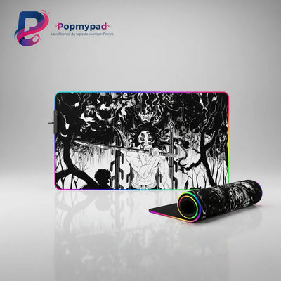 Tapis de Souris Gaming RGB Kokushibo - Demon Slayer Edition XXL