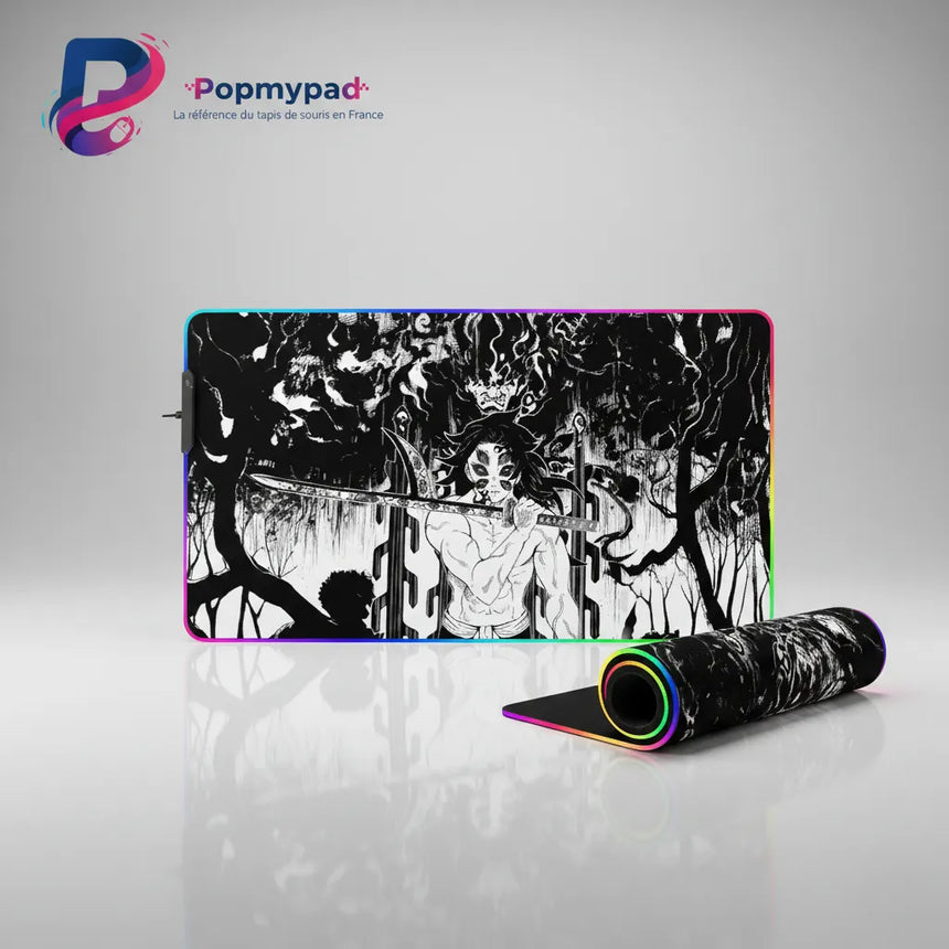 Tapis de Souris Gaming RGB Kokushibo - Demon Slayer Edition XXL