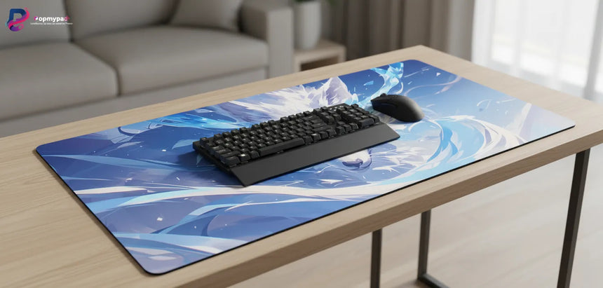 Tapis de Souris Gaming Renard des Glaces - Design Onirique & Zen
