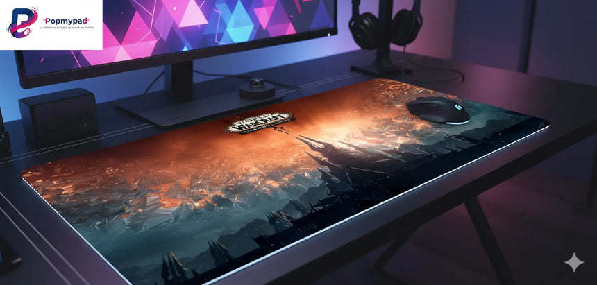 Tapis de Souris Gaming World of Warcraft - Édition Limitée Icecrown Citadel XXL