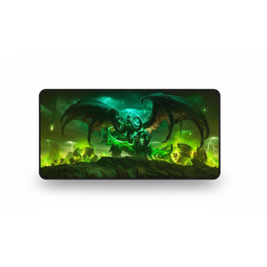 Tapis de Souris Gaming World of Warcraft - Illidan Puissance Gangrenée (XXL)