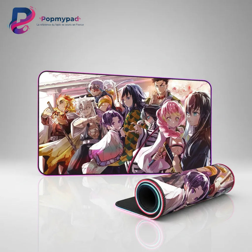 Tapis de Souris Gaming XXL - Demon Slayer : L'Armée des Piliers (Édition Limitée)