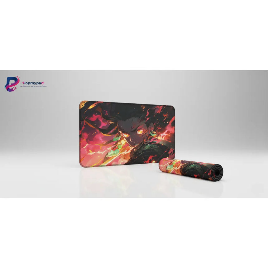 Tapis de Souris Gaming XXL - Demon Slayer : L'Éveil du Feu