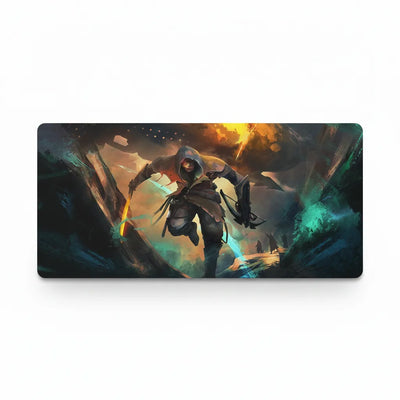 Tapis de Souris Gaming XXL - Édition Légende de l'Assassin - Glisse Précision & Confort