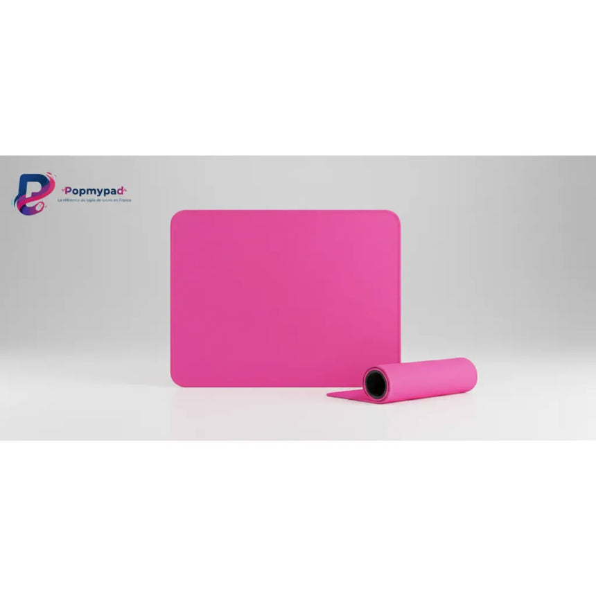 Tapis de Souris Rose Vibrant — L'Élégance Monochrome & Précision Ultime