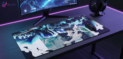Tapis de Souris Solo Leveling - L'Éveil du Monarque des Ombres - XXL Gaming
