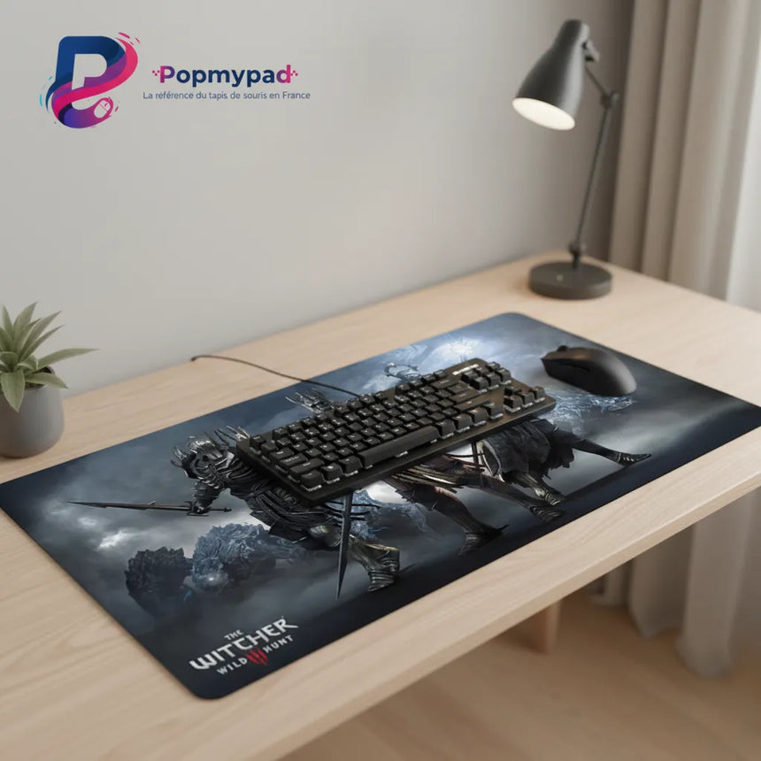 Tapis de Souris The Witcher - Édition Dark Minimalist "Wild Hunt"