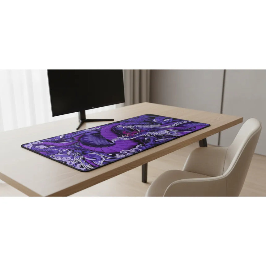Tapis de Souris XXL Dragon Japonais - Edition Mystic Purple