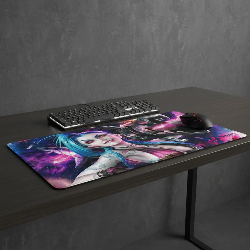Tapis de Souris XXL Jinx - Édition Chaos Électrique | Performance Gaming