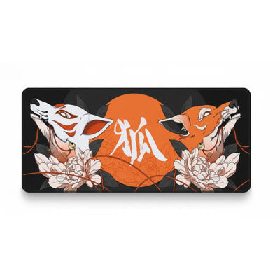 Tapis de Souris XXL Kitsune - Design Japonais Zen & Minimaliste