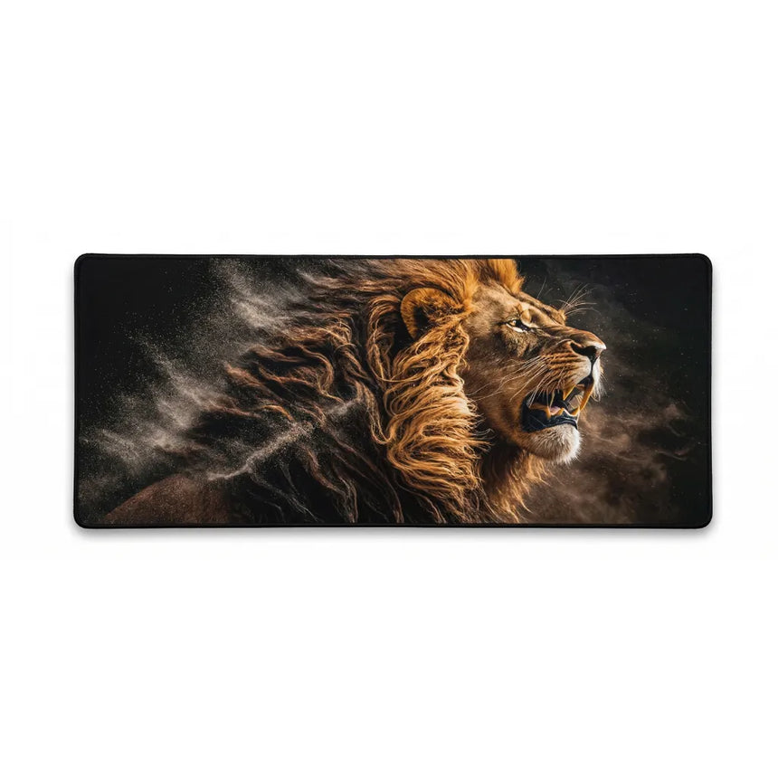 Tapis de Souris XXL Lion Rugissant - Design Premium & Performance