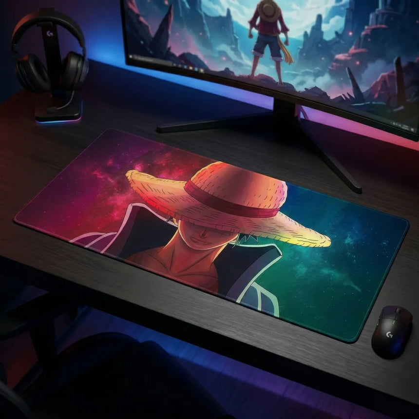 Tapis de Souris XXL One Piece Monkey D. Luffy (900x400mm) - Glisse Ultime - PopMyPad