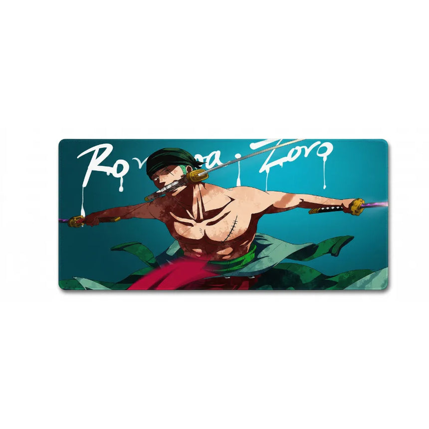 Tapis de Souris XXL One Piece Roronoa Zoro (900x400mm) - Précision Esport - PopMyPad