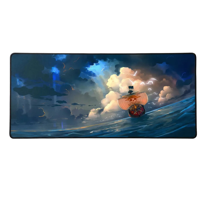 Tapis de Souris XXL One Piece Thousand Sunny Storm (900x400mm) - Glisse Esport - PopMyPad