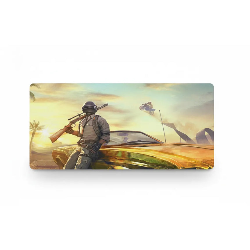 Tapis de Souris XXL PUBG Battle Royale Miramar Desert Action (900x400mm) - Précision Esport - PopMyPad