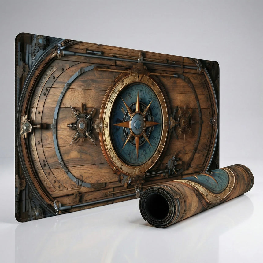 Tapis de Souris XXL Steampunk - L'Odyssée Nautique (Édition Limitée)