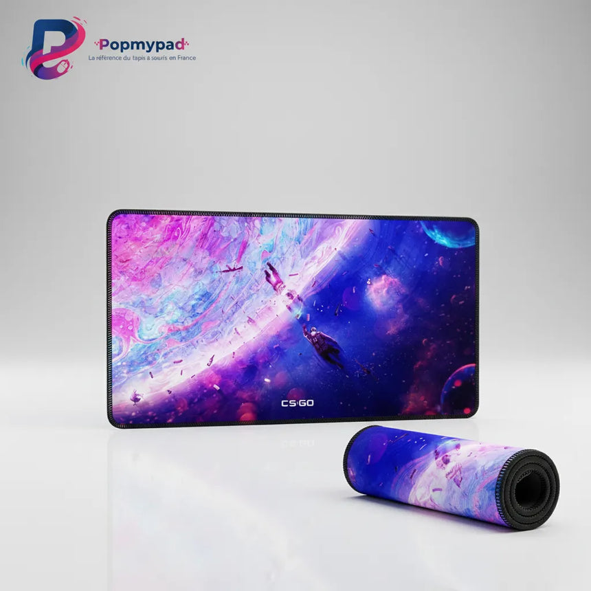 Tapis de souris CS:GO Edition Interstellar - Précision Cosmique & Glisse Ultime