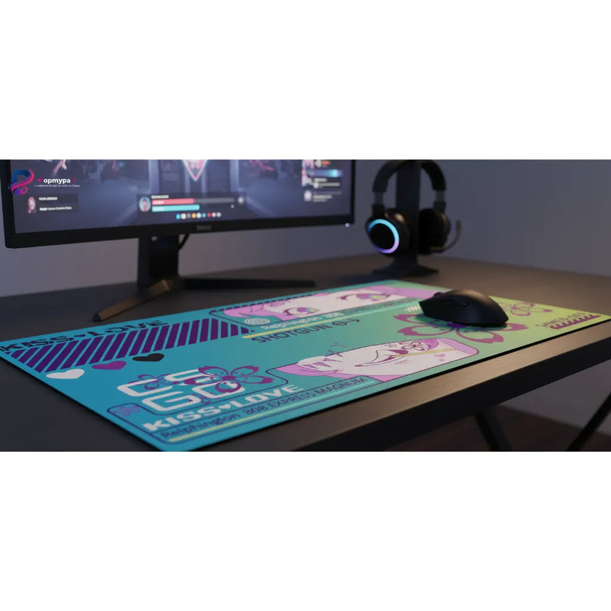 Tapis de souris CS:GO Edition Kiss Love - Précision Esport & Design Manga