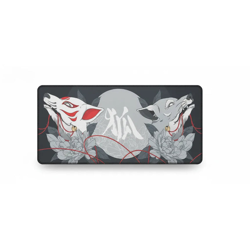 Tapis de souris Design Kitsune Japonais - Sérénité Zen & Minimaliste