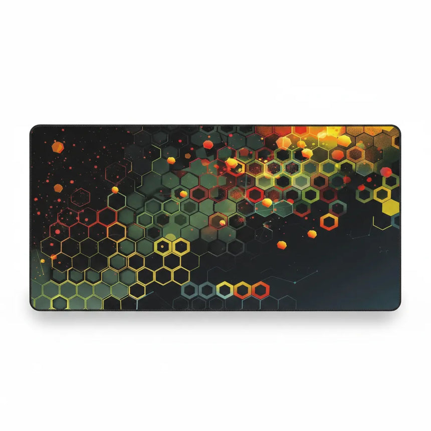 Tapis de souris Polygon Hex : L'Éclat Géométrique
