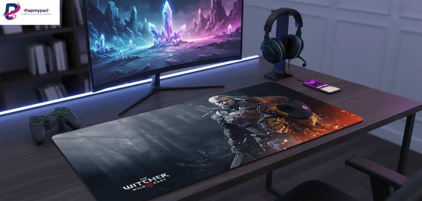 Tapis de souris Gamer - The Witcher III : Wild Hunt Edition - Précision & Vitesse