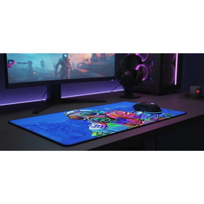 Tapis de souris Gamer CS:GO - Design Neon Operator SAS - Haute Précision