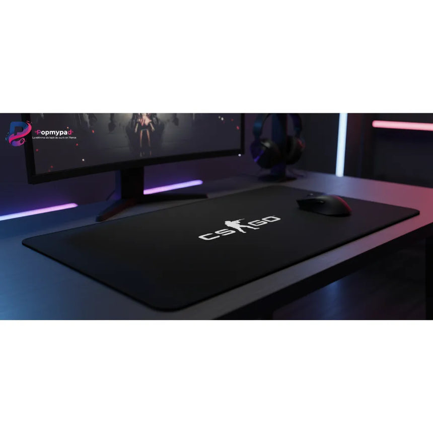 Tapis de souris Gamer CS:GO - Édition Tactique "Clutch or Kick"