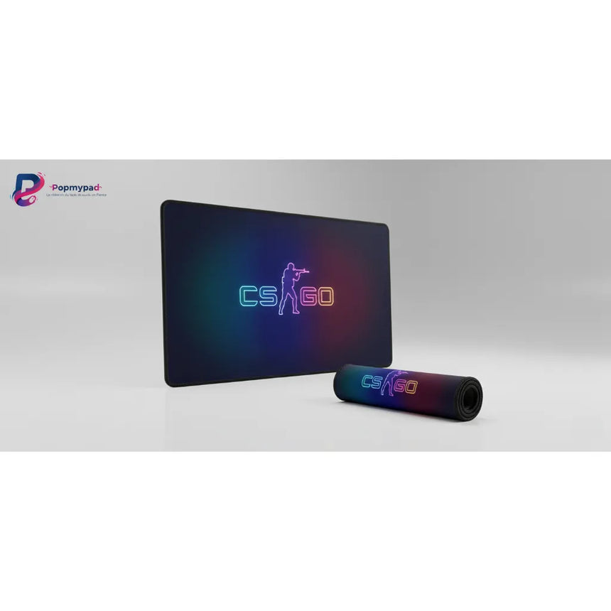 Tapis de souris Gaming CS:GO Neon Edition - Précision Esport & Glisse Ultime