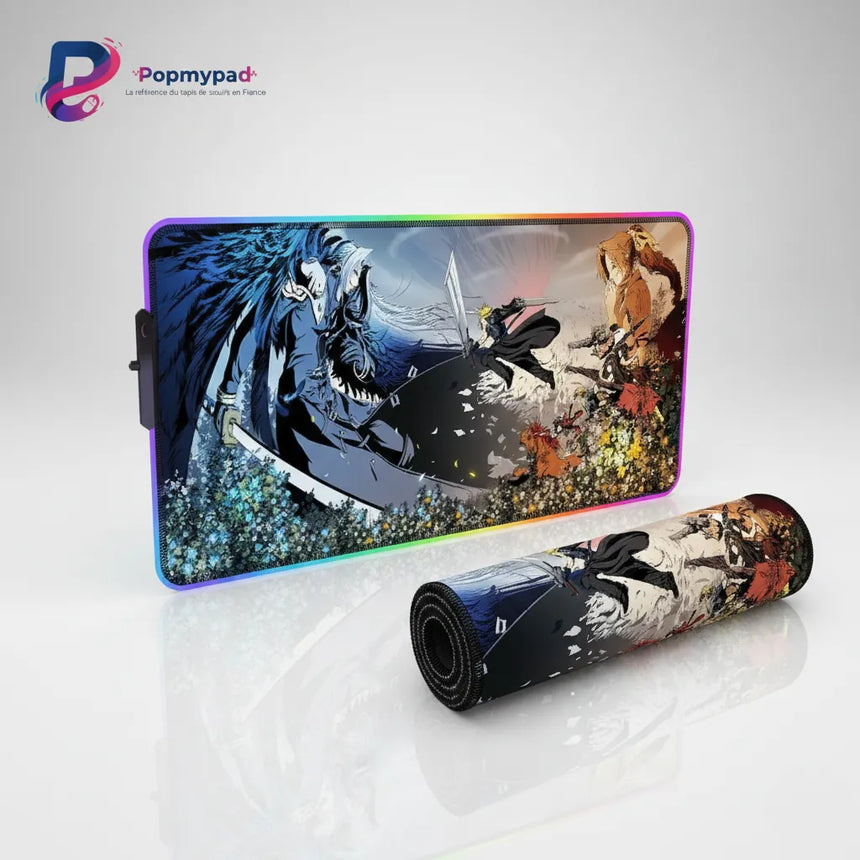 Tapis de souris Gaming Final Fantasy VII - Édition Duel du Destin (Cloud vs Sephiroth)