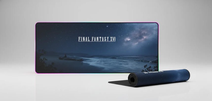 Tapis de souris Gaming Final Fantasy XVI - Édition Valisthéa Nocturne - Haute Précision