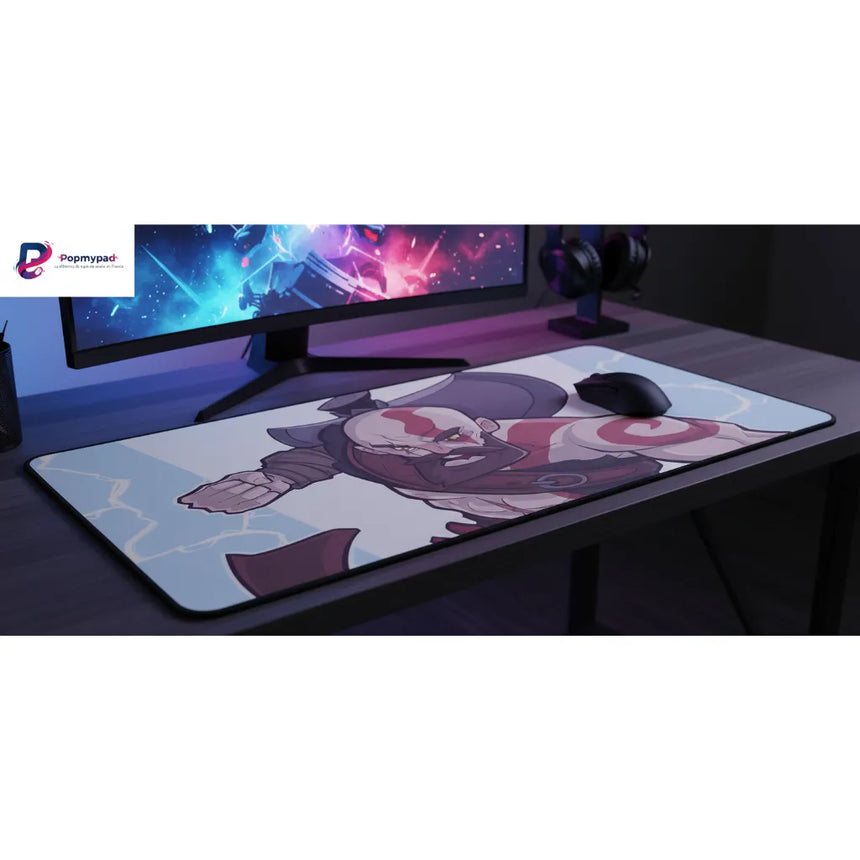 Tapis de souris Gaming God of War - Édition Kratos "Berserker" XXL