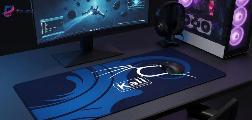 Tapis de souris Gaming Kali Linux - Édition Offensive Security