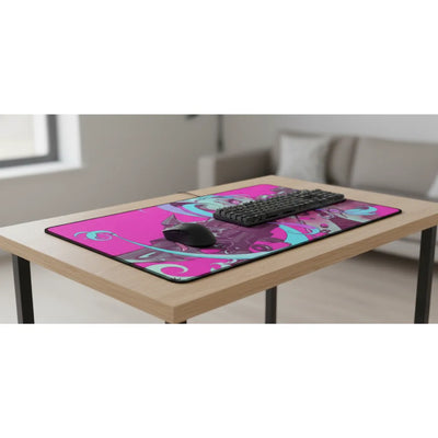 Tapis de souris Gaming League of Legends - Édition Néon Jinx (XXL)