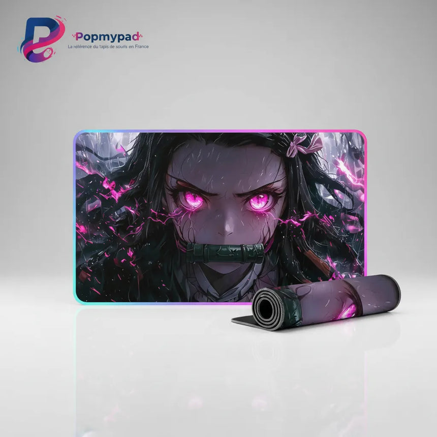 Tapis de souris Gaming Nezuko - Demon Slayer Edition : Précision & Vitesse