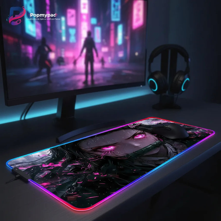 Tapis de souris Gaming Nezuko - Demon Slayer Edition : Précision & Vitesse